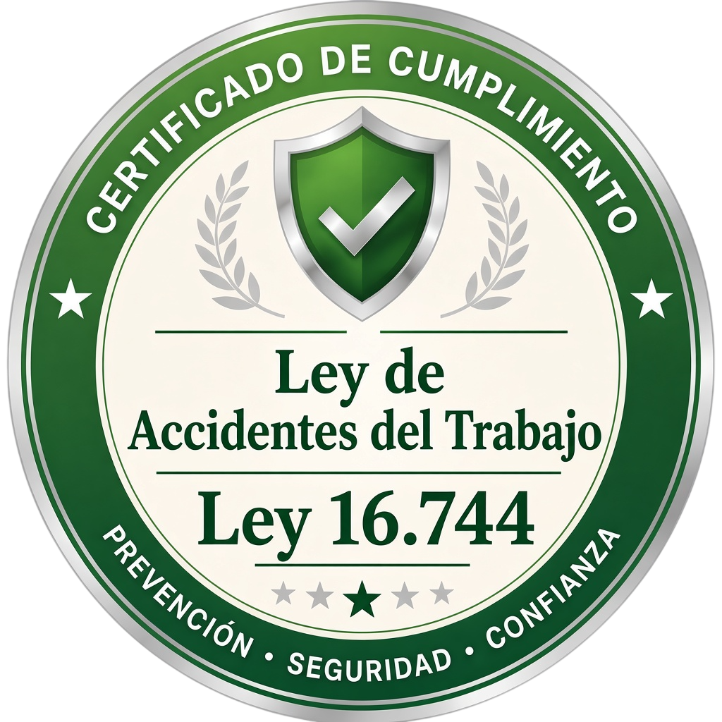 Sello Certificado de Cumplimiento — Ley 16.744