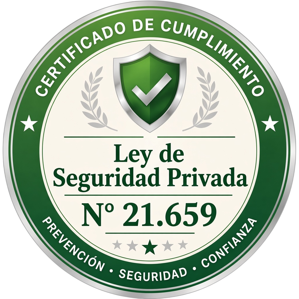 Sello Certificado de Cumplimiento — Ley N° 21.659