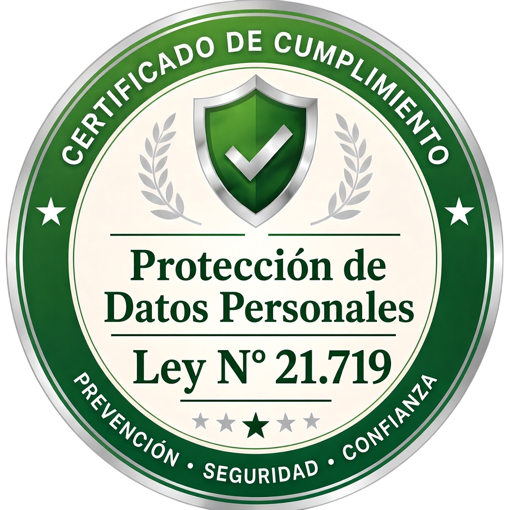 Sello Certificado de Cumplimiento — Ley N° 21.719